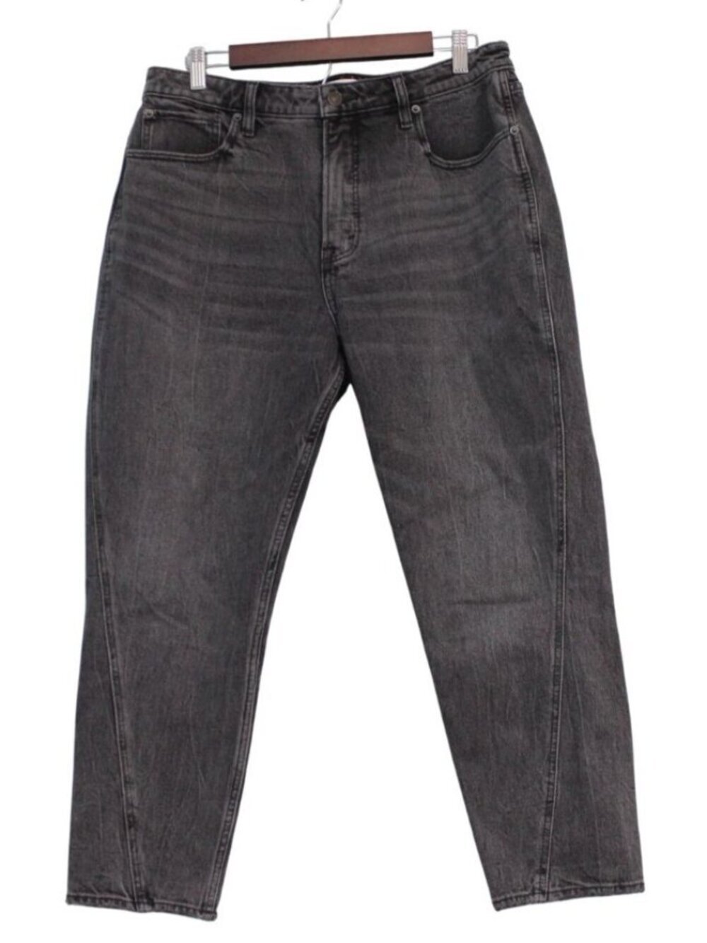 Abercrombie & Fitch Curve Love Jeans Size 32 14S Skinny High Rise Black Denim